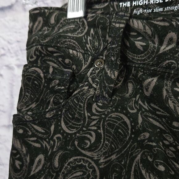 AG Anthropologie The Stevie Velvet High-Rise Skinny Jeans Adriano Goldschmied 26 - Picture 11 of 16